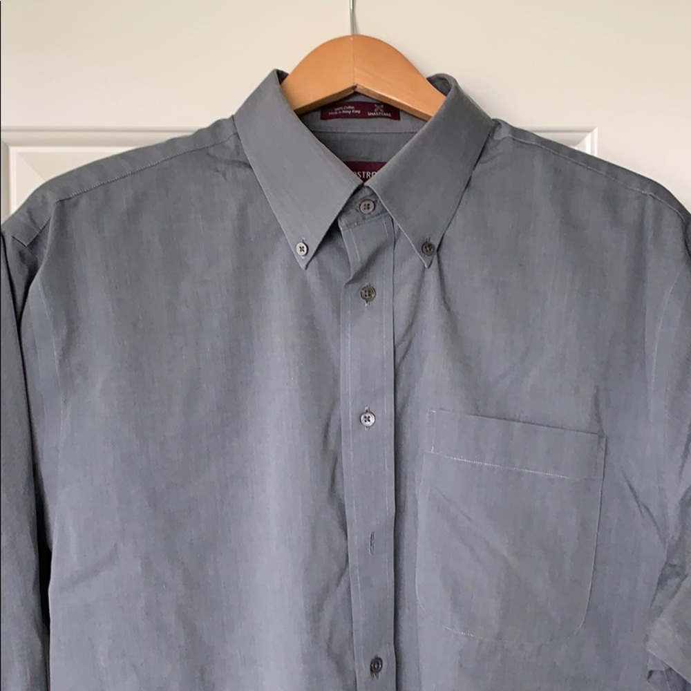 Nordstrom gray smart care dress shirt